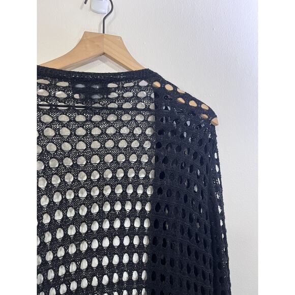 Scandi Minimalist Duster Cardigan One Size Quiet Luxury Preppy Old Money Witchy - Picture 10 of 13